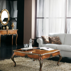 tavolino barocco intarsiato